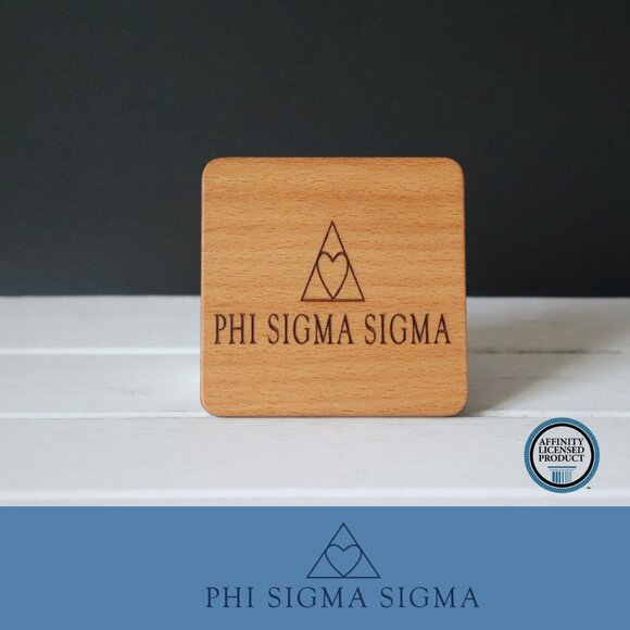 Phi Sigma Sigma Logo (Set of 4 Coasters) - Picture 1 of 4